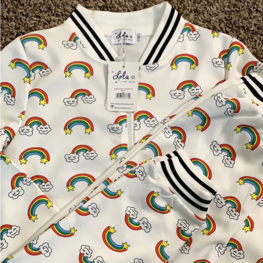 Smiley Rainbow Jogger Set